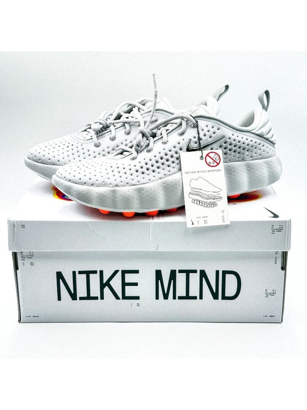 Nike Mind 002 Light Smoke Grey - Reflexology- HQ4308-003 - Men's Size 12